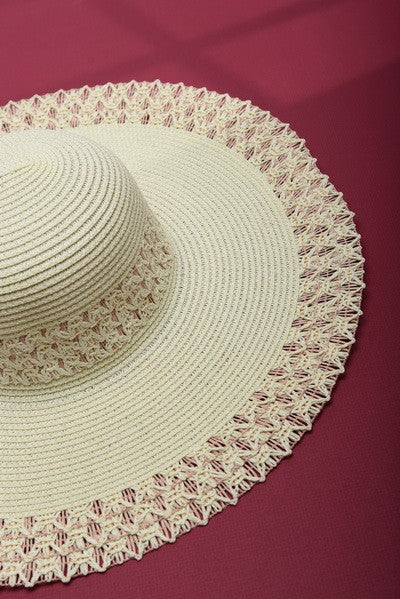 CLASSIC EDGE PANAMA STRAW SUN HAT | 40HW606