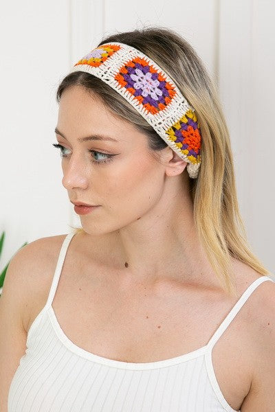 CROCHET SOFT HEADBAND HAIR BAND  | 40HS020