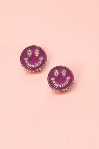 SMILEY EPOXY EARRINGS | 31E22037