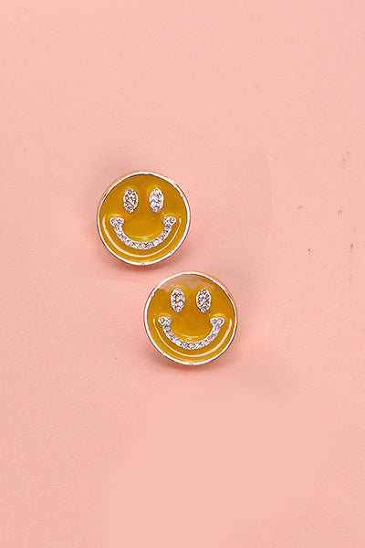 SMILEY EPOXY EARRINGS | 31E22037