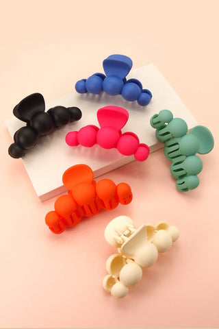 MATTE JUMBO BUBBLY HAIR CLAW CLIPS | 40H422