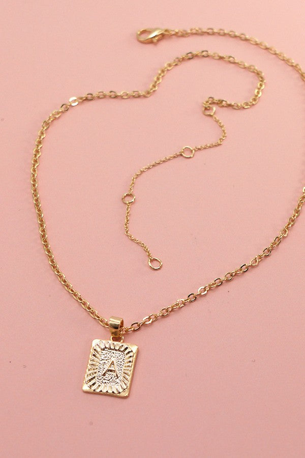 PETITE DELICATE INITIAL PENDANT NECKLACE | 31N21329