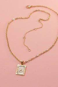 PETITE DELICATE INITIAL PENDANT NECKLACE | 31N21329