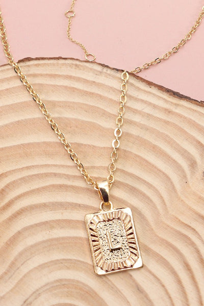 PETITE DELICATE INITIAL PENDANT NECKLACE | 31N21329