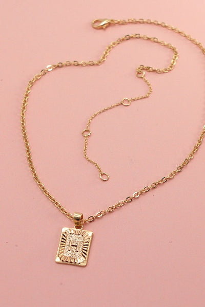 PETITE DELICATE INITIAL PENDANT NECKLACE | 31N21329