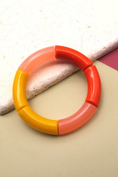 ACRYLIC TUBE BRACELET | 40B120