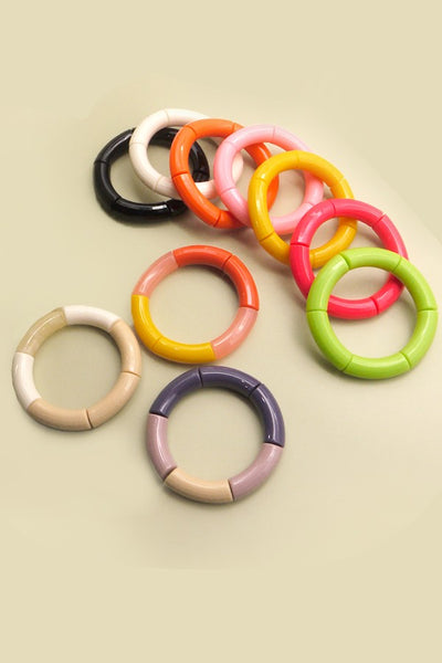 ACRYLIC TUBE BRACELET | 40B120