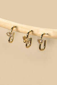 TRIO HUGGIE EARRINGS | 71E21560