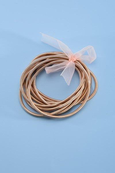 THICK GUITAR STRING BRACELETS -10pcs SET 40B101