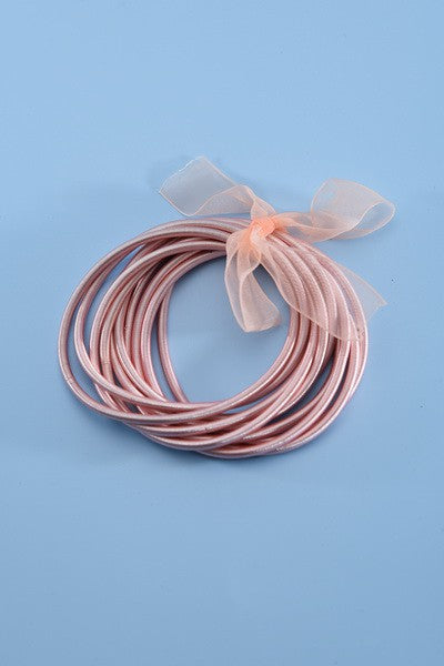 THICK GUITAR STRING BRACELETS -10pcs SET 40B101