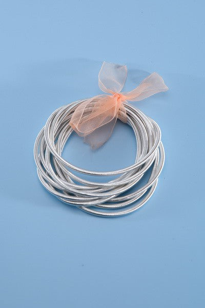 THICK GUITAR STRING BRACELETS -10pcs SET 40B101