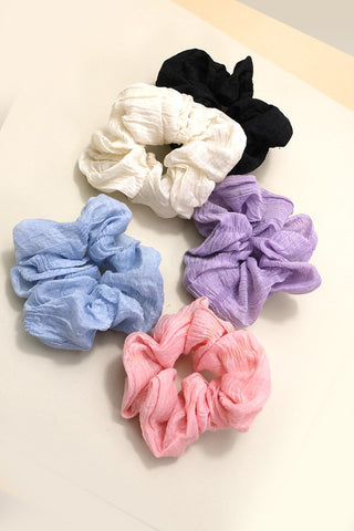 CHIFFON HAIR SCRUNCHIES | 40S708