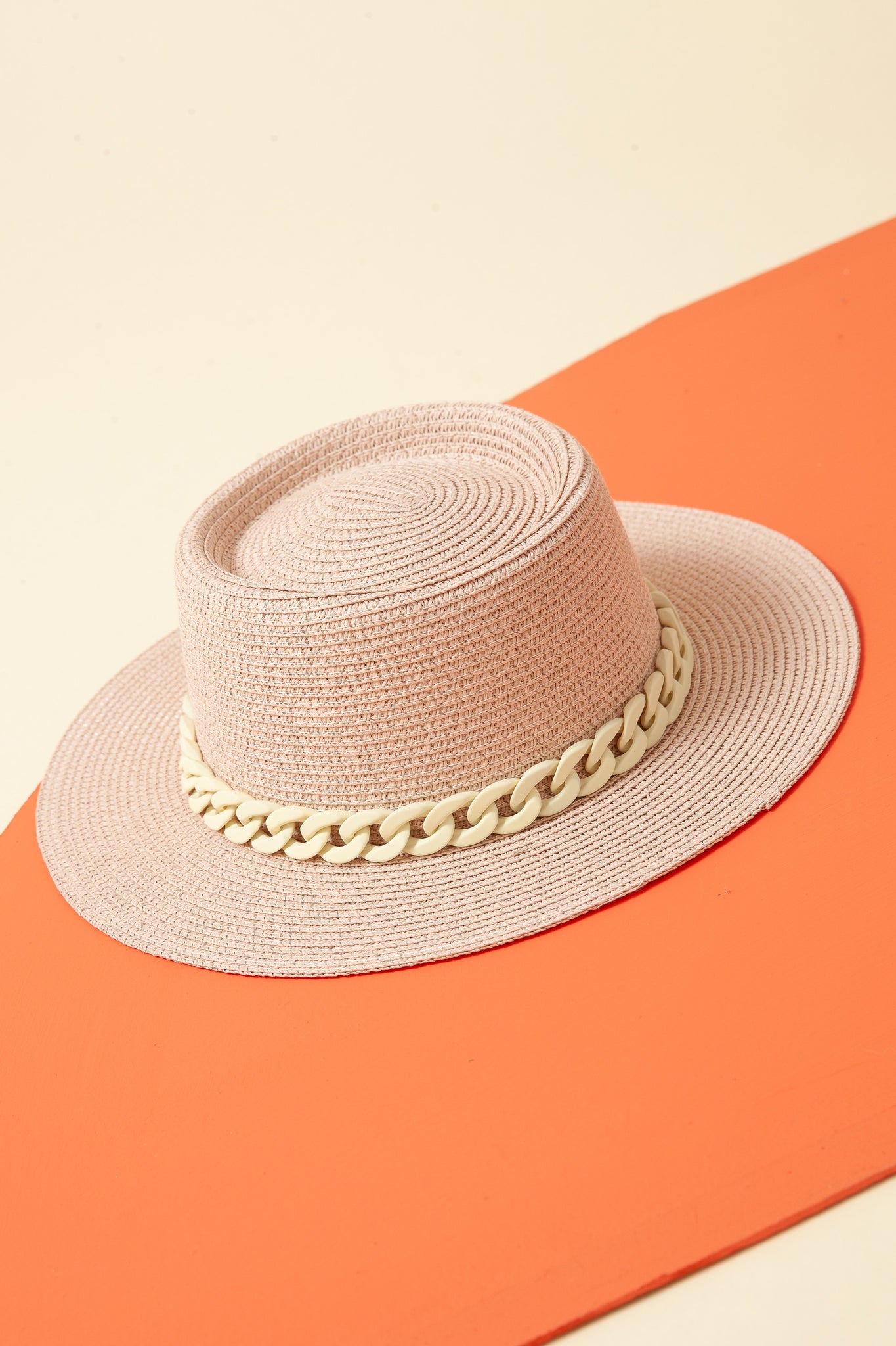 CLASSIC BOATER STRAW SUN HATS | 40HW603-Matte