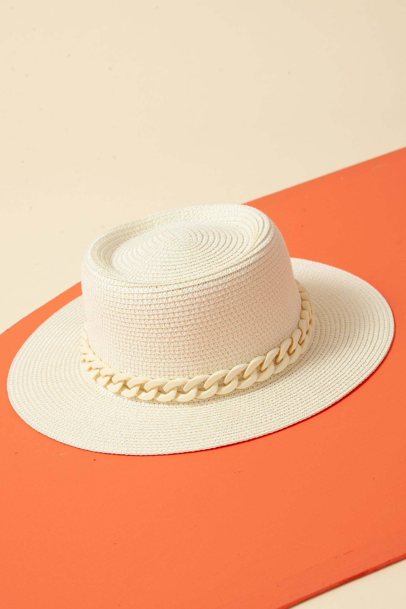 CLASSIC BOATER STRAW SUN HATS | 40HW603-Matte