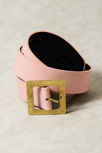 CLASSIC OVERSIZED SQUARE BUCKLE BELTS | 40BT604