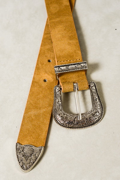 CLASSIC WESTERN DESIGNED BUCKLE BELT  | 40BT601